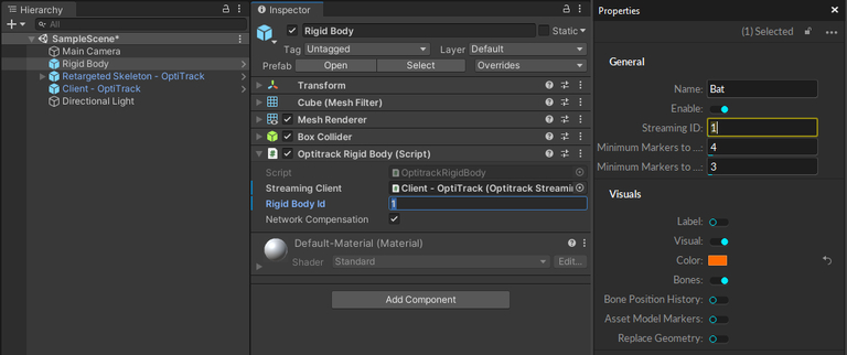 OptiTrack Unity Plugin | EXTERNAL OptiTrack Documentation
