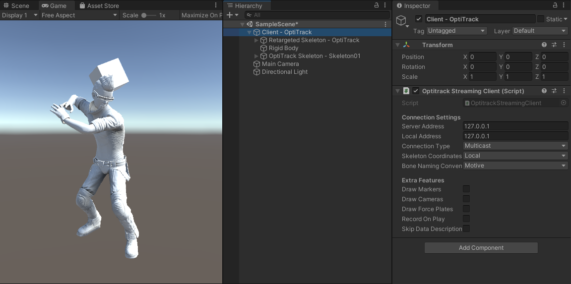 OptiTrack Unity Plugin | EXTERNAL OptiTrack Documentation